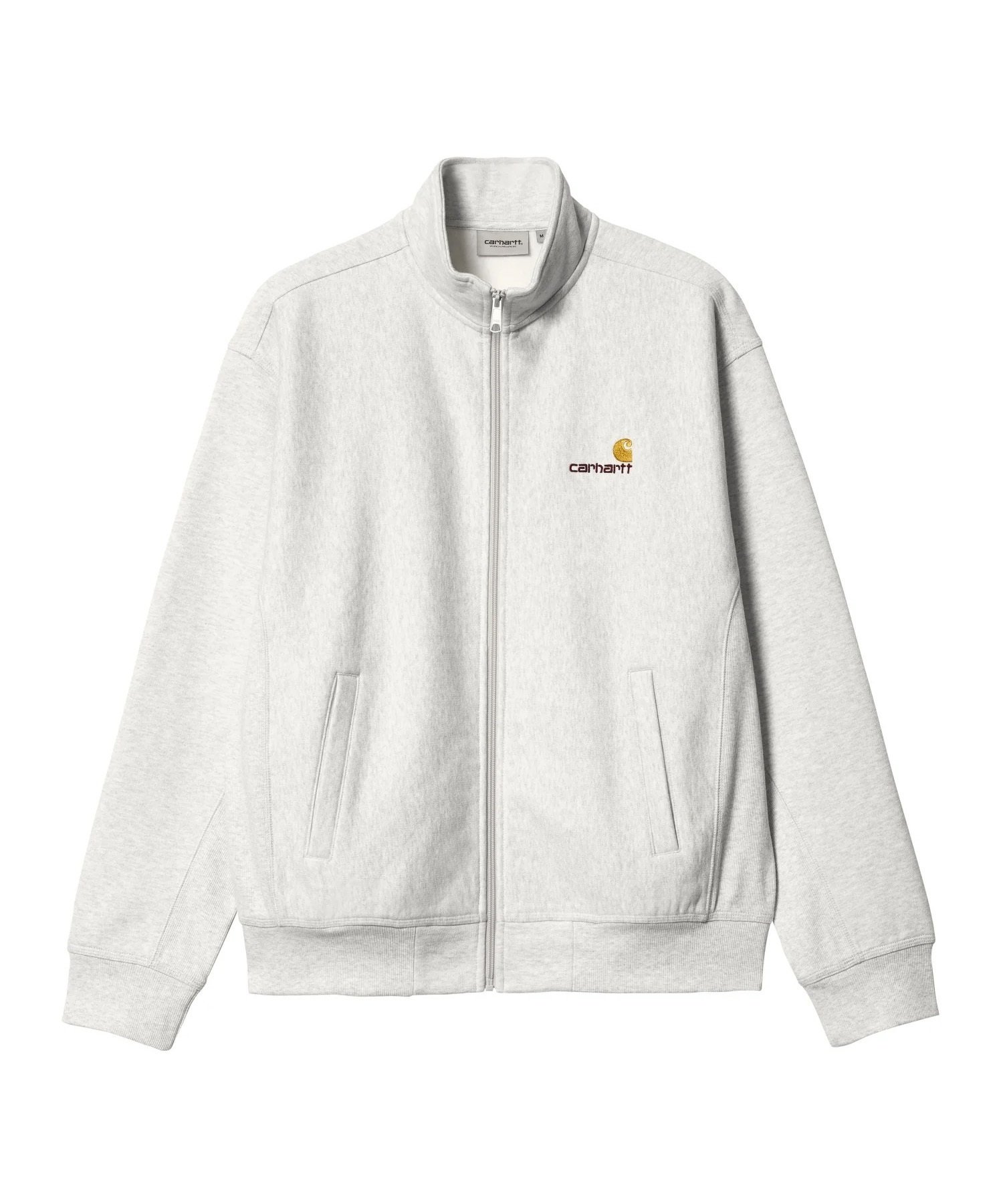 Carhartt WIP/カーハートダブリューアイピー AMERICAN SCRIPTJACKET メンズ スウェット ジャケット ルーズフィット I031686(ASH.H-S)