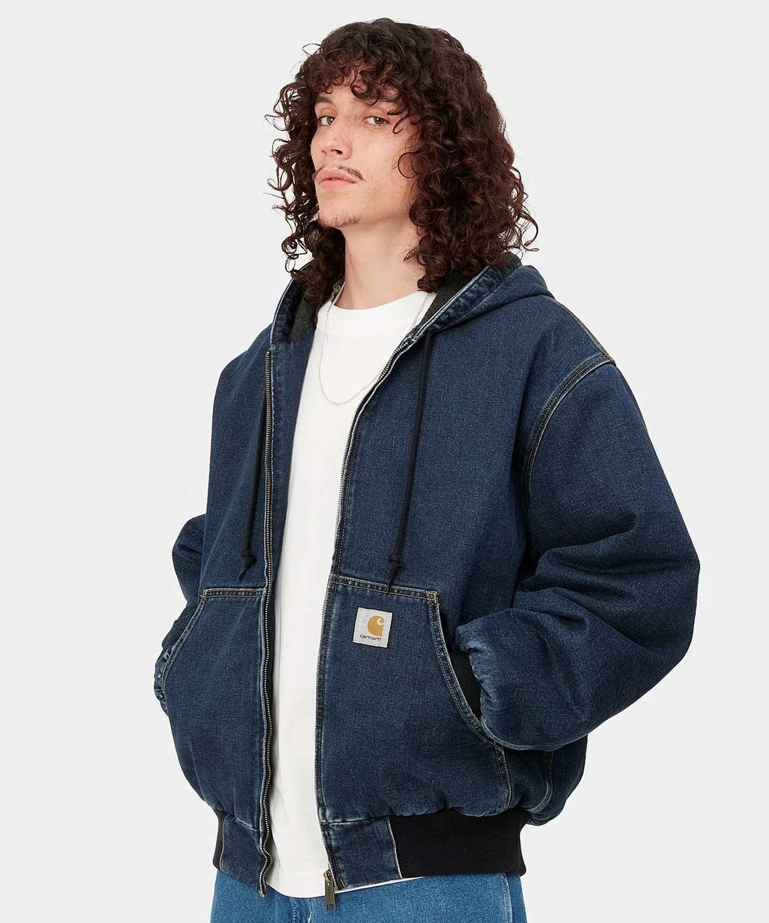 Carhartt WIP/カーハートダブリューアイピー OG ACTIVE JACKET メンズ ジャケット デニム ルーズフィット I032232(BLWAS-M)