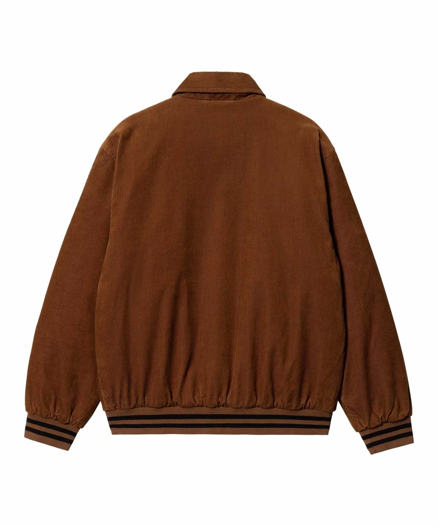 Carhartt WIP/カーハートダブリューアイピー RUGGED LETTERMANJACKET バーシティ ジャケット コーデュロイ メンズ  ジャケット I032436(BROWN-S)