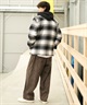 Dickies/ディッキーズ メンズ シャツ ジャケット 裏キルトフードシャツ チェック柄 80232900 ムラサキスポーツ限定(01WT-M)