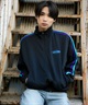 【ムラサキスポーツ別注】THRASHER スラッシャー メンズ トラックジャケット ビッグシルエット スポーツミックス THM-24SPJKT01(BRN-M)