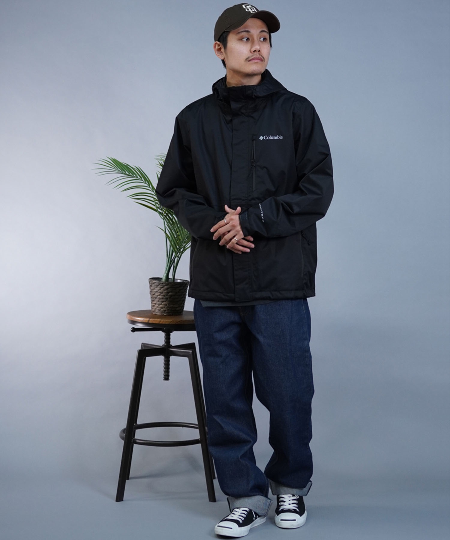 【マトメガイ対象】columbia コロンビア HIKEBOUND JACKET ハイクバウンド ジャケット メンズ ジップアップ 防水 WE6848(010-M)