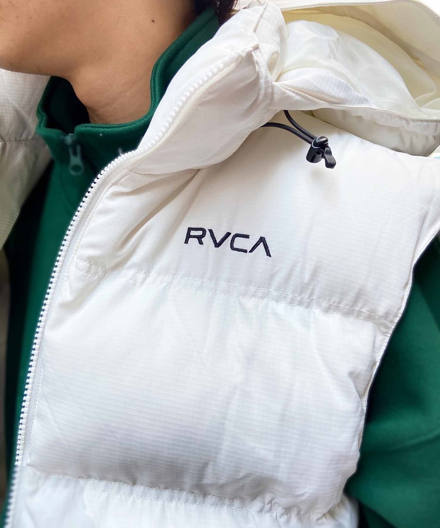 RVCA/ルーカ メンズ 中綿ベスト バックロゴ ２WAY BD042-789(BLK-S)