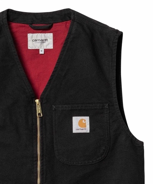 Carhartt WIP カーハートダブリューアイピー ARBOR VEST I031521 メンズ ベスト KK2 E5(BK-S)