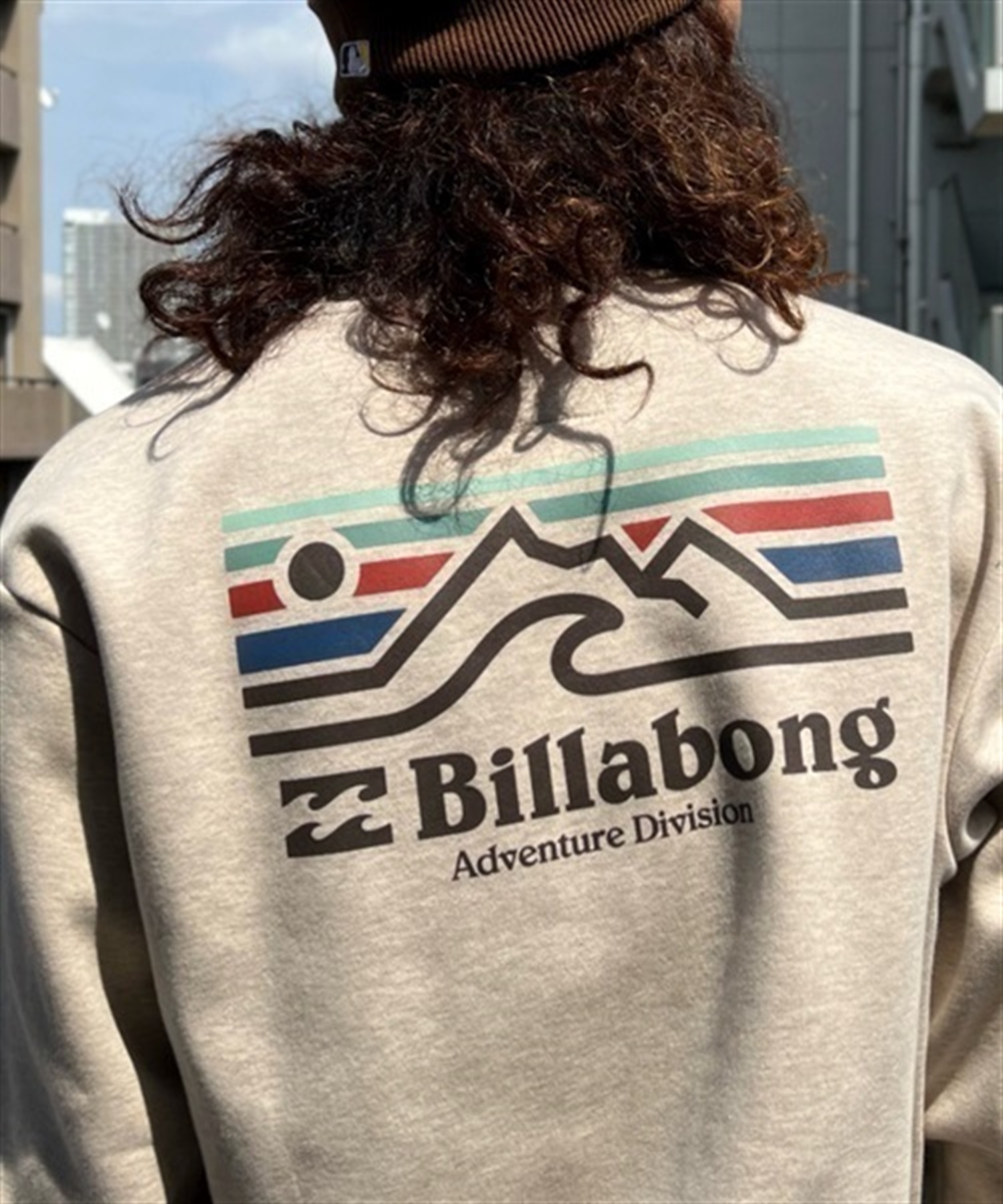 BILLABONG/ビラボン トレーナー スウェット バックプリント 撥水 裏起毛 BD012-012(BKH-M)