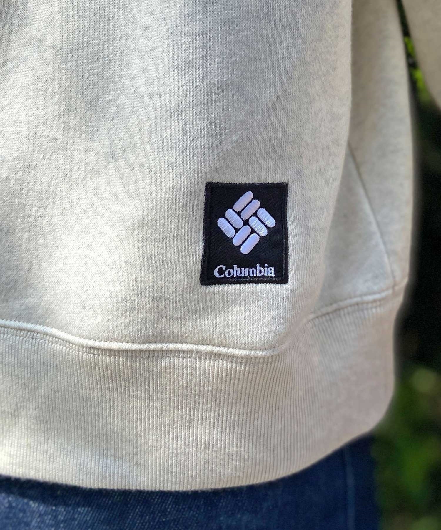 columbia/コロンビア SUNRISE EDGE HALF ZIP SWEATSHI トレーナー ハーフジップ裏起毛 ワンポイント 刺繍 UVカット PM4748(022-XS)