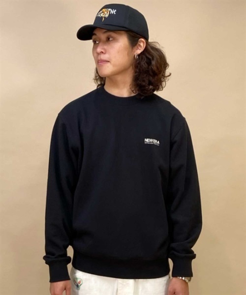 NEW ERA/ニューエラ スウェット DESI SWEAT CREW NECK 13755308(BLK-M)