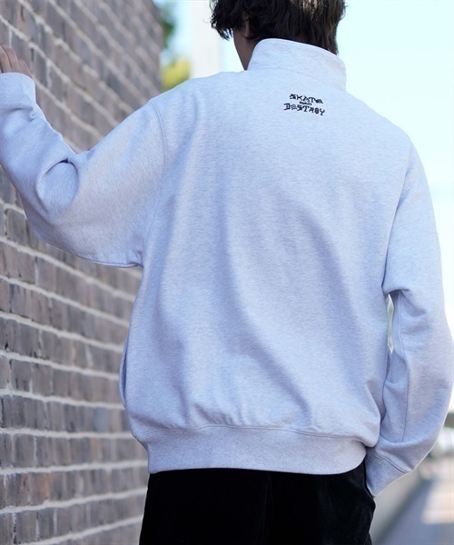 THRASHER/スラッシャー ハーフジップスウェット ビッグ