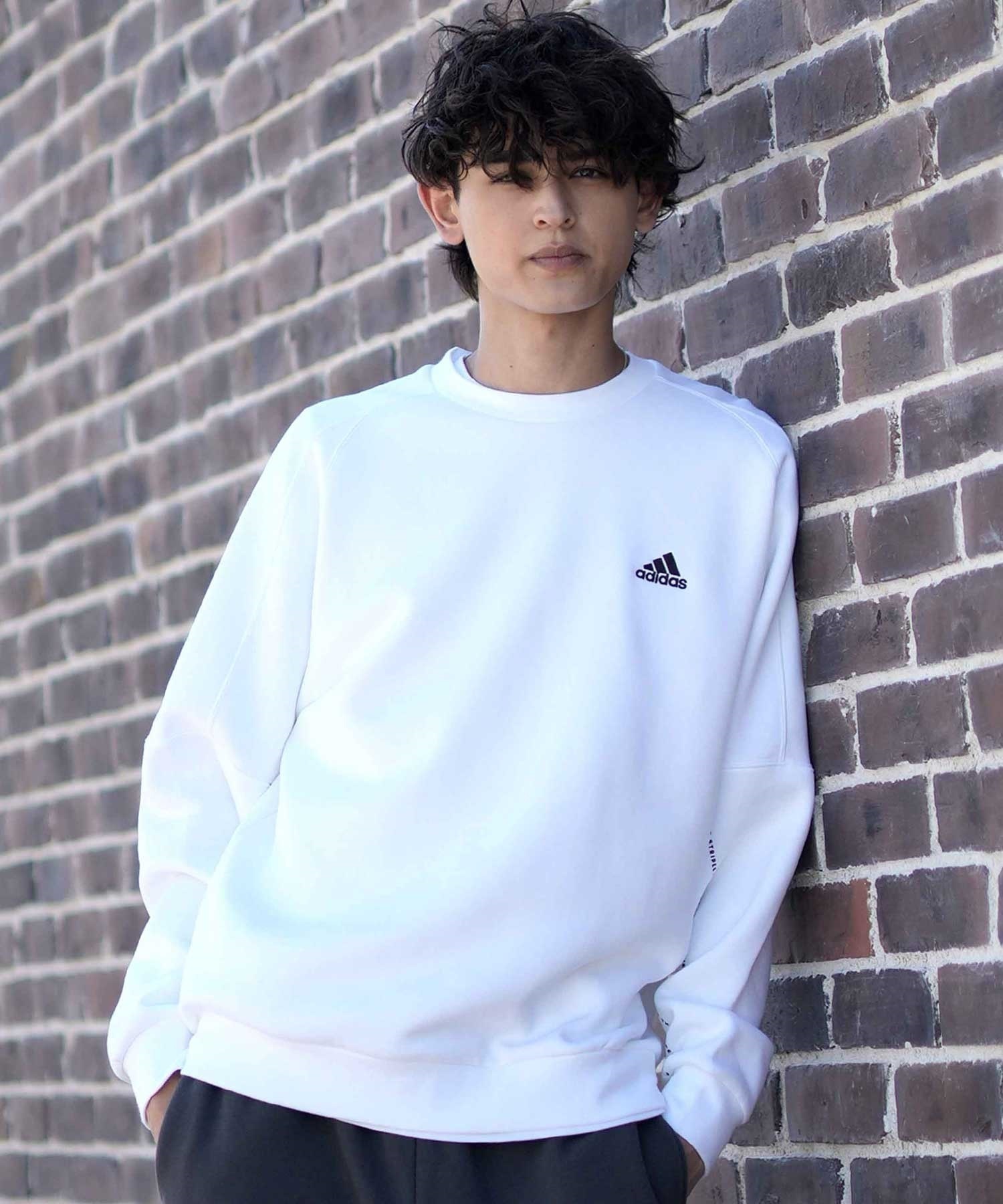 adidas/アディダス メンズ レディース トレーナー 裏起毛 クルー 