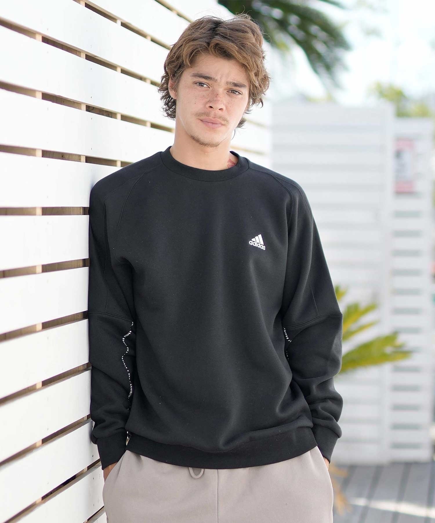 adidas/アディダス メンズ レディース トレーナー 裏起毛 クルー 