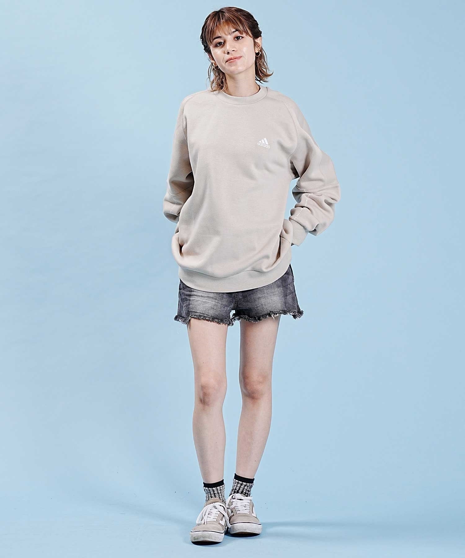 adidas/アディダス メンズ レディース トレーナー 裏起毛 クルー 