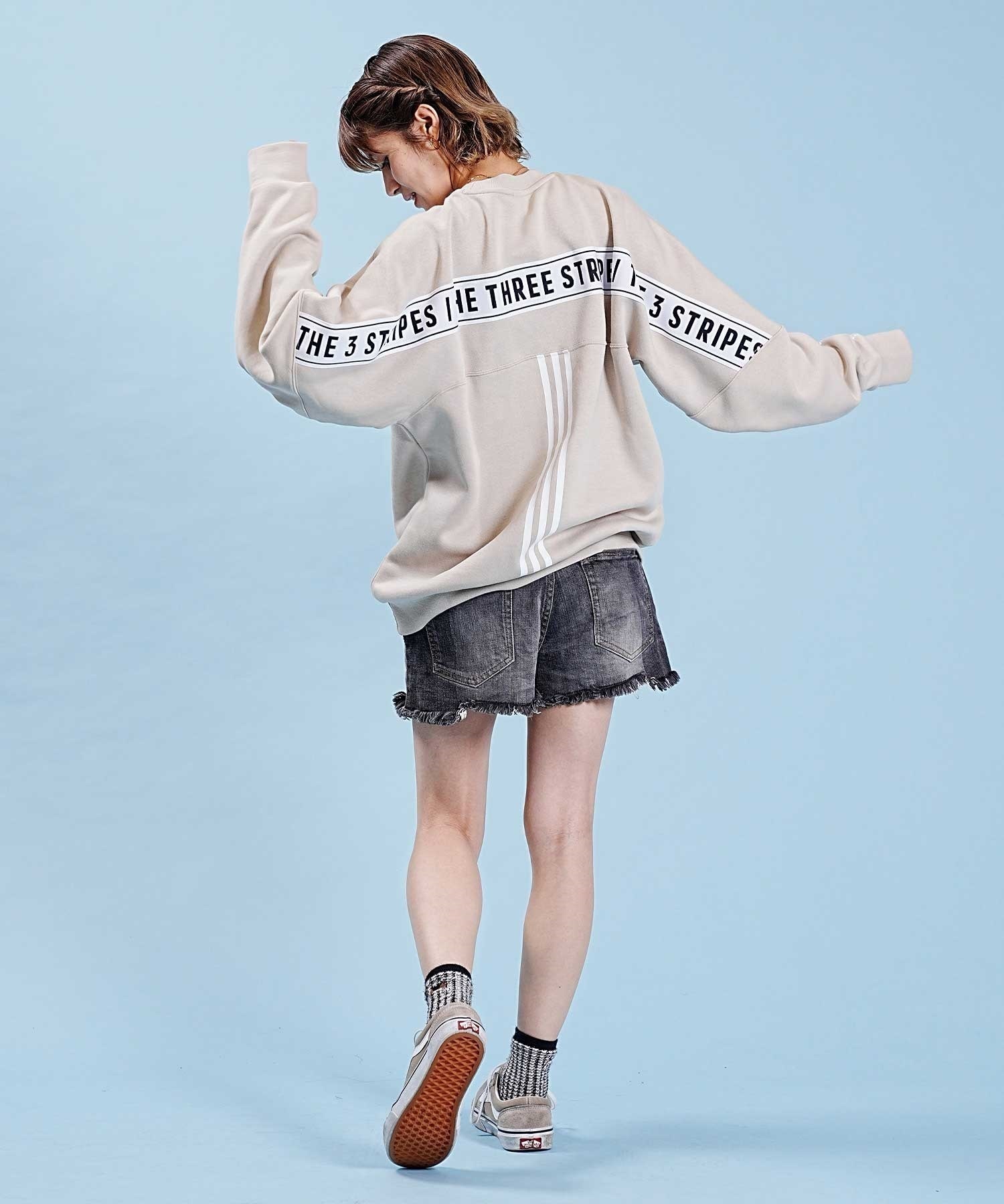 adidas/アディダス メンズ レディース トレーナー 裏起毛 クルー 