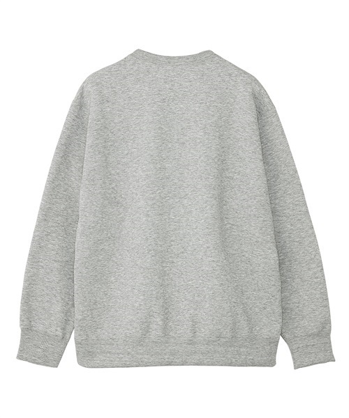 THE NORTH FACE/ザ・ノース・フェイス Small Logo Heather Sweat Crew メンズ トレーナー スウェット ミックスグレー NT62337 Z(Z-S)