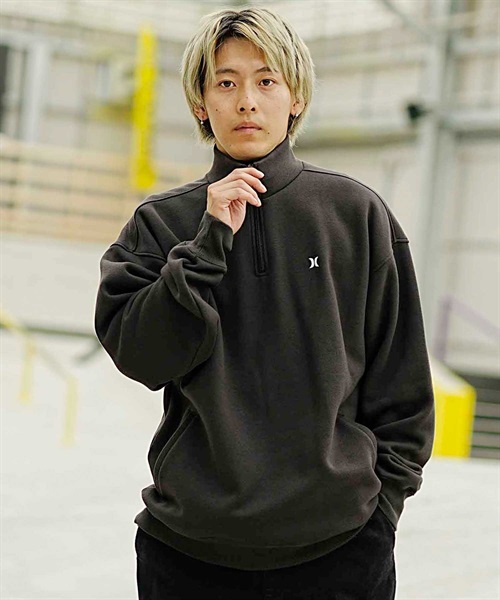 hurley ハーフジップフーディー Mサイズ