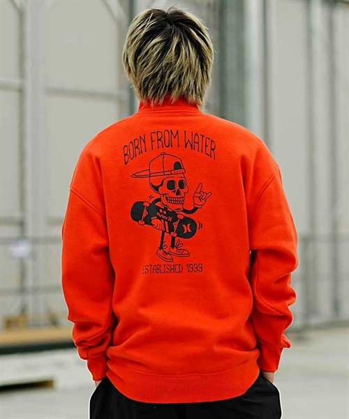 Hurley/ハーレー M OVRSZ SH SWEAT PO 1/4 ZIP メンズ トレーナー