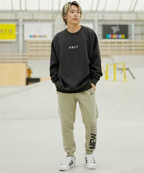 【マトメガイ対象】Hurley/ハーレー M OVRSZ EMB HRLY SWEAT CREW メンズ トレーナー スウェット クルー オーバーサイズ エンブロイダリー MFL2312014(SKHK-M)