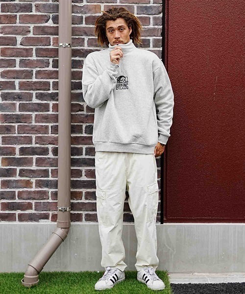 LURKING CLASS/ラーキングクラス スウェット ZIP/HCOPRO HALF ZIP ST23FUM03(BK-M)