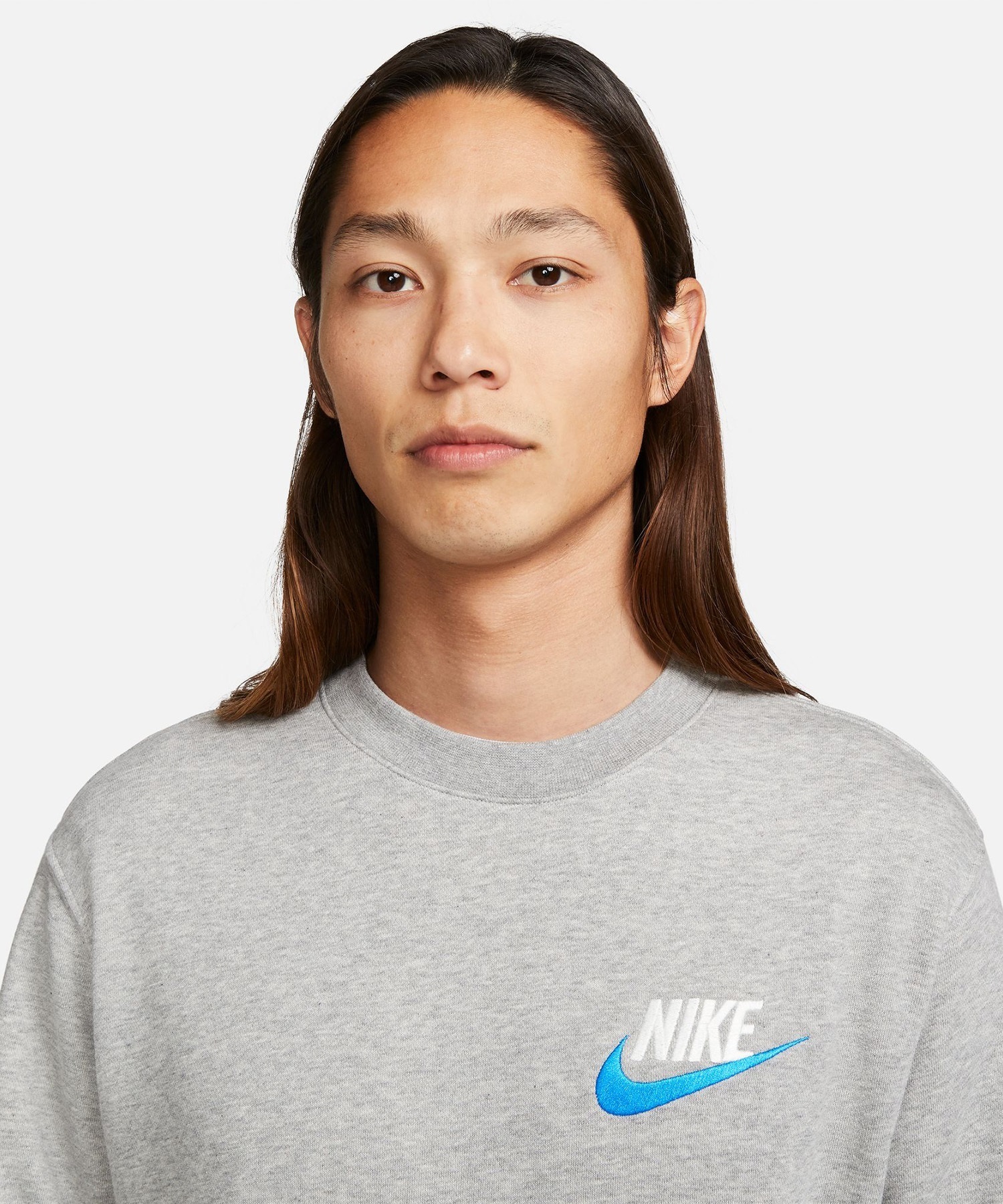 NIKE/ナイキ クラブ メンズ フレンチ テリー クルー トレーナー スウェット 裏毛 FB7685-063(063-M)