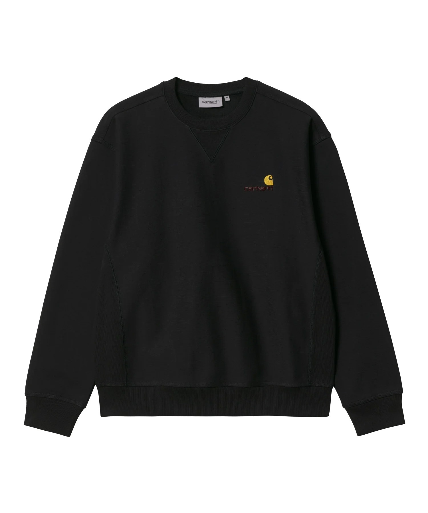 Carhartt/カーハート AMERICAN SCRIPT SWEATSHIRT アメリカンスプリクト メンズ トレーナー  裏起毛 ブラック I025475(BLACK-S)