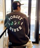 FORGET NEVER/フォーゲットネバー ヘビーウェイト 裏起毛 メンズ トレーナー クルーネックスウェット バックロゴ 234OO1TR090FN ムラサキスポーツ別注(WHT-M)