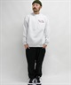 FORGET NEVER/フォーゲットネバー ヘビーウェイト 裏起毛 メンズ トレーナー クルーネックスウェット バックロゴ 234OO1TR090FN ムラサキスポーツ別注(WHT-M)