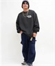 FORGET NEVER/フォーゲットネバー ヘビーウェイト 裏起毛 メンズ トレーナー クルーネックスウェット バックロゴ 234OO1TR090FN ムラサキスポーツ別注(WHT-M)