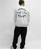 FORGET NEVER/フォーゲットネバー ヘビーウェイト 裏起毛 メンズ トレーナー クルーネックスウェット バックロゴ 234OO1TR090FN ムラサキスポーツ別注(WHT-M)