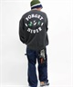 FORGET NEVER/フォーゲットネバー ヘビーウェイト 裏起毛 メンズ トレーナー クルーネックスウェット バックロゴ 234OO1TR090FN ムラサキスポーツ別注(WHT-M)