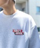 FORGET NEVER/フォーゲットネバー ヘビーウェイト 裏起毛 メンズ トレーナー クルーネックスウェット バックロゴ 234OO1TR090FN ムラサキスポーツ別注(WHT-M)