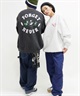 FORGET NEVER/フォーゲットネバー ヘビーウェイト 裏起毛 メンズ トレーナー クルーネックスウェット バックロゴ 234OO1TR090FN ムラサキスポーツ別注(WHT-M)
