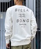 BILLABONG/ビラボン メンズ トレーナー クルーネック スウェット バッグロゴ 刺繍 裏毛 BE011-001(WBL-M)