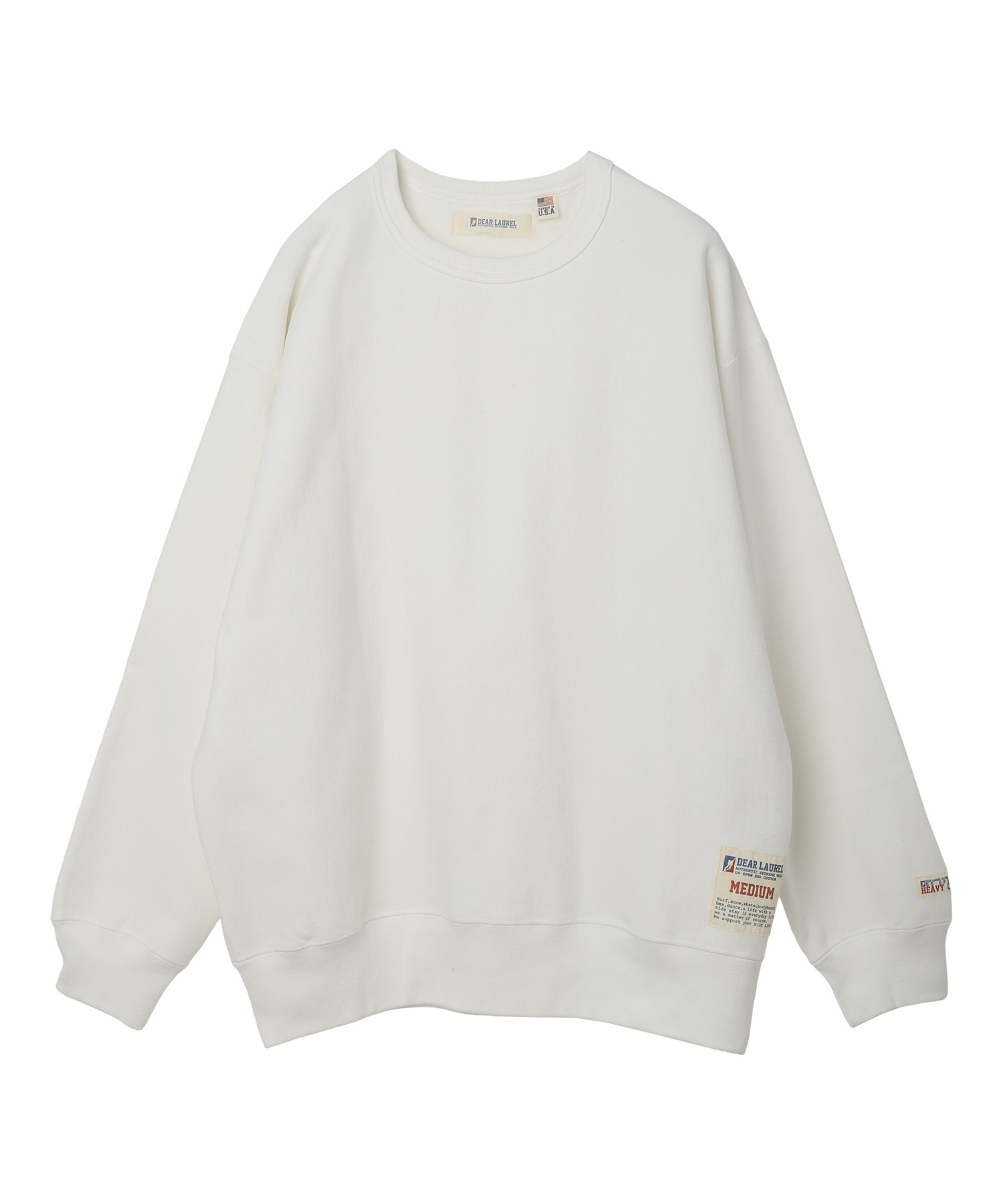 【マトメガイ対象】DEAR LAUREL ディアローレル MUJI D23F1104 メンズ トレーナー(GRY-M)