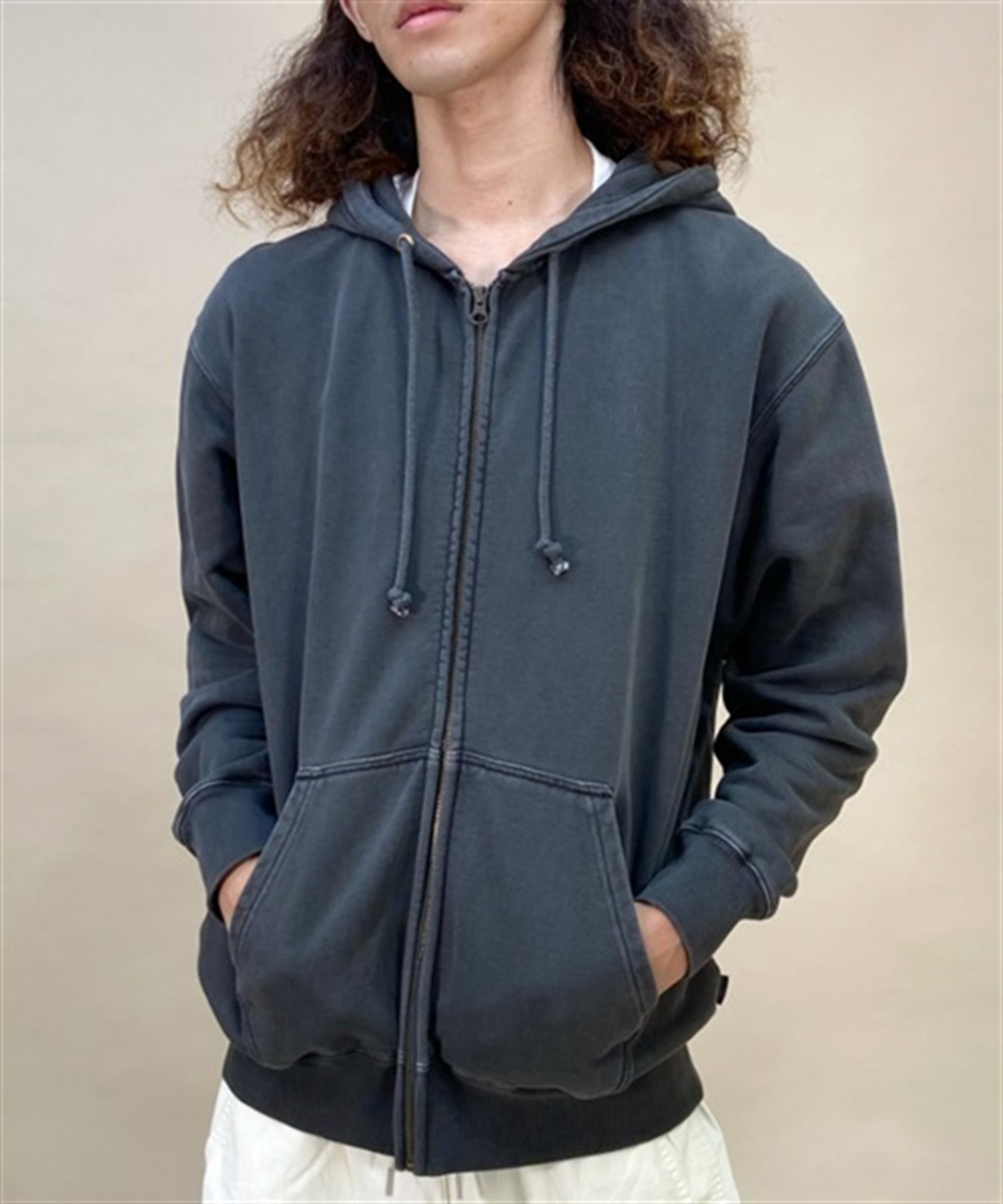 BILLABONG/ビラボン パーカー ジップアップ フーディー ヘビーウェイト BIG SQUARE ZIP HOOD BD012-017(TAN-M)