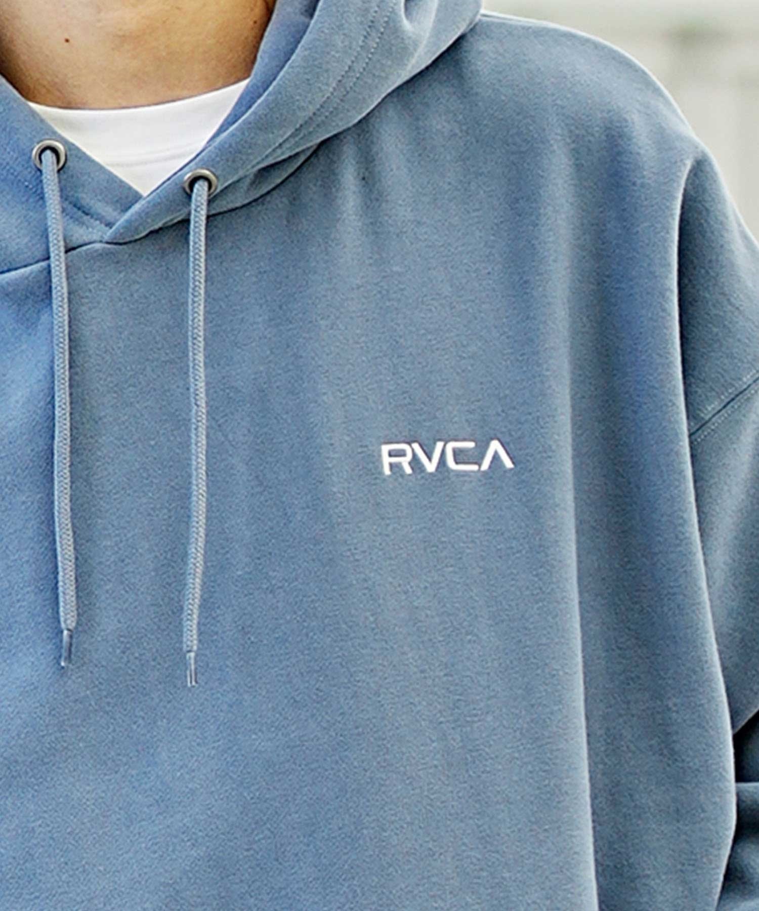 【クーポン対象】RVCA/ルーカ メンズ プルオーバーパーカー バックプリント ルーズシルエット BD042-158(BMK0-S)