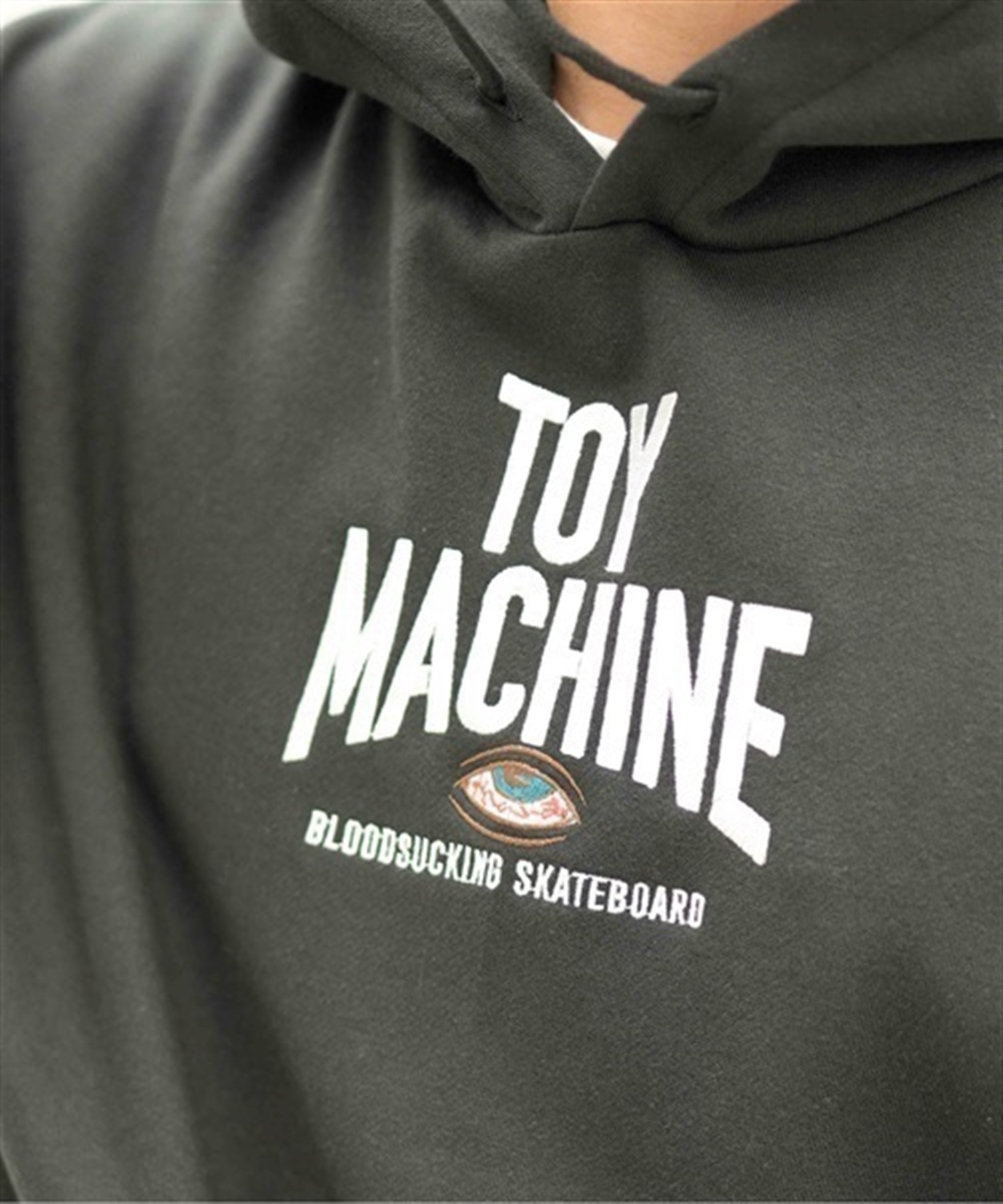 【ムラサキスポーツ限定】TOY MACHINE/トイマシーン パーカー プルオーバー スウェット ビッグシルエット バックプリント 裏起毛 MTMFDSW7(ASH-M)