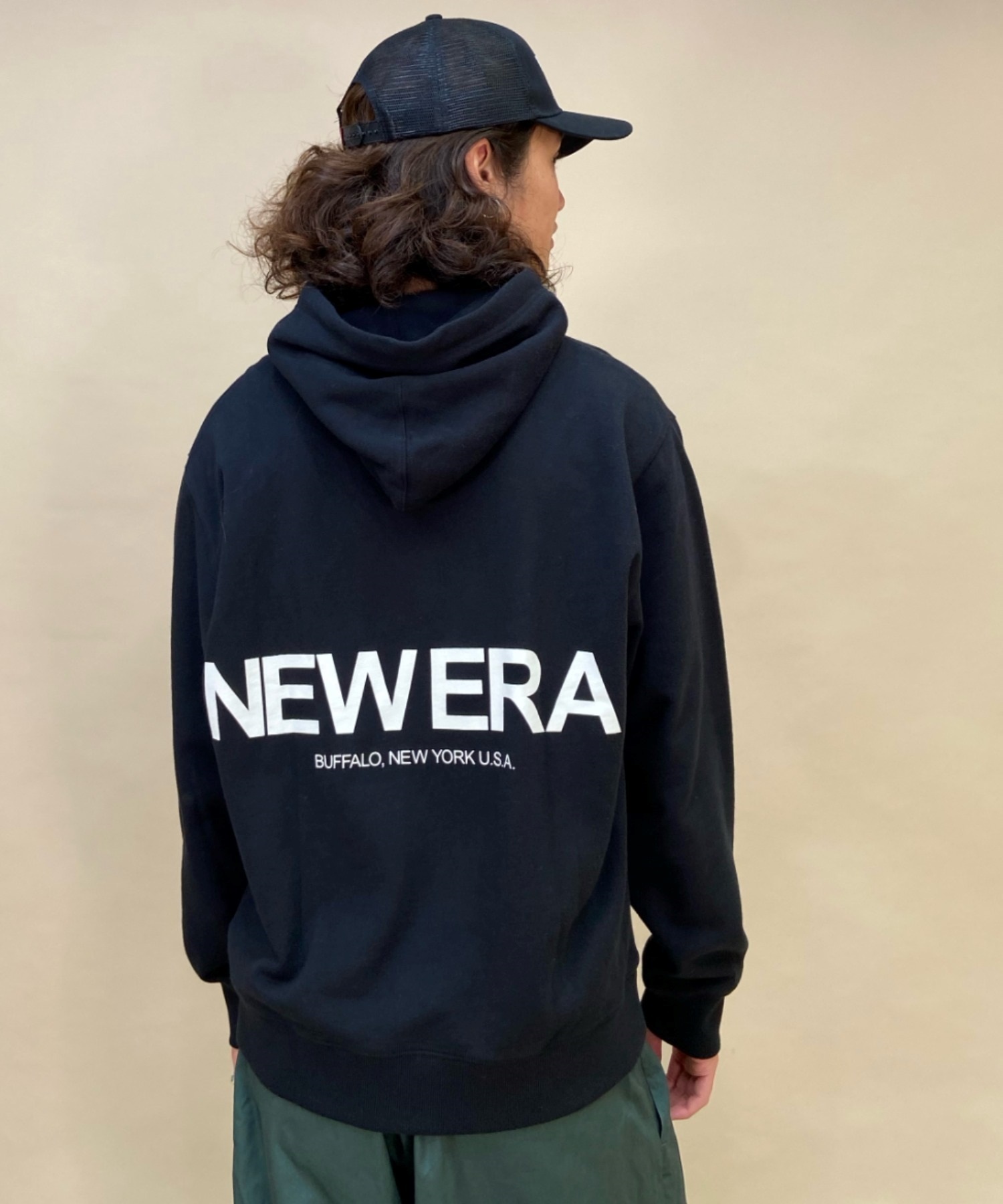 NEW ERA/ニューエラ メンズ オーバーサイズパーカー プルオーバー