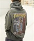 THRASHER/スラッシャー パーカー ピグメント染 カスレバックプリント ヴィンテージライク 23MS-PHD2 ムラサキスポーツ別注(MAR91-M)