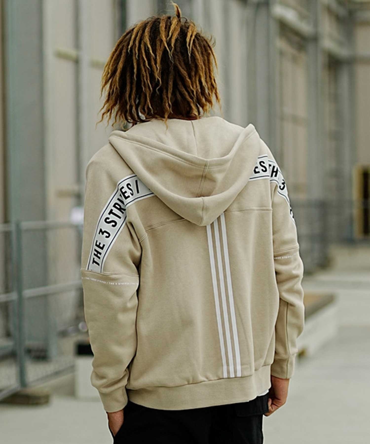 adidas originals パーカー 黒 XL 裏起毛stussy