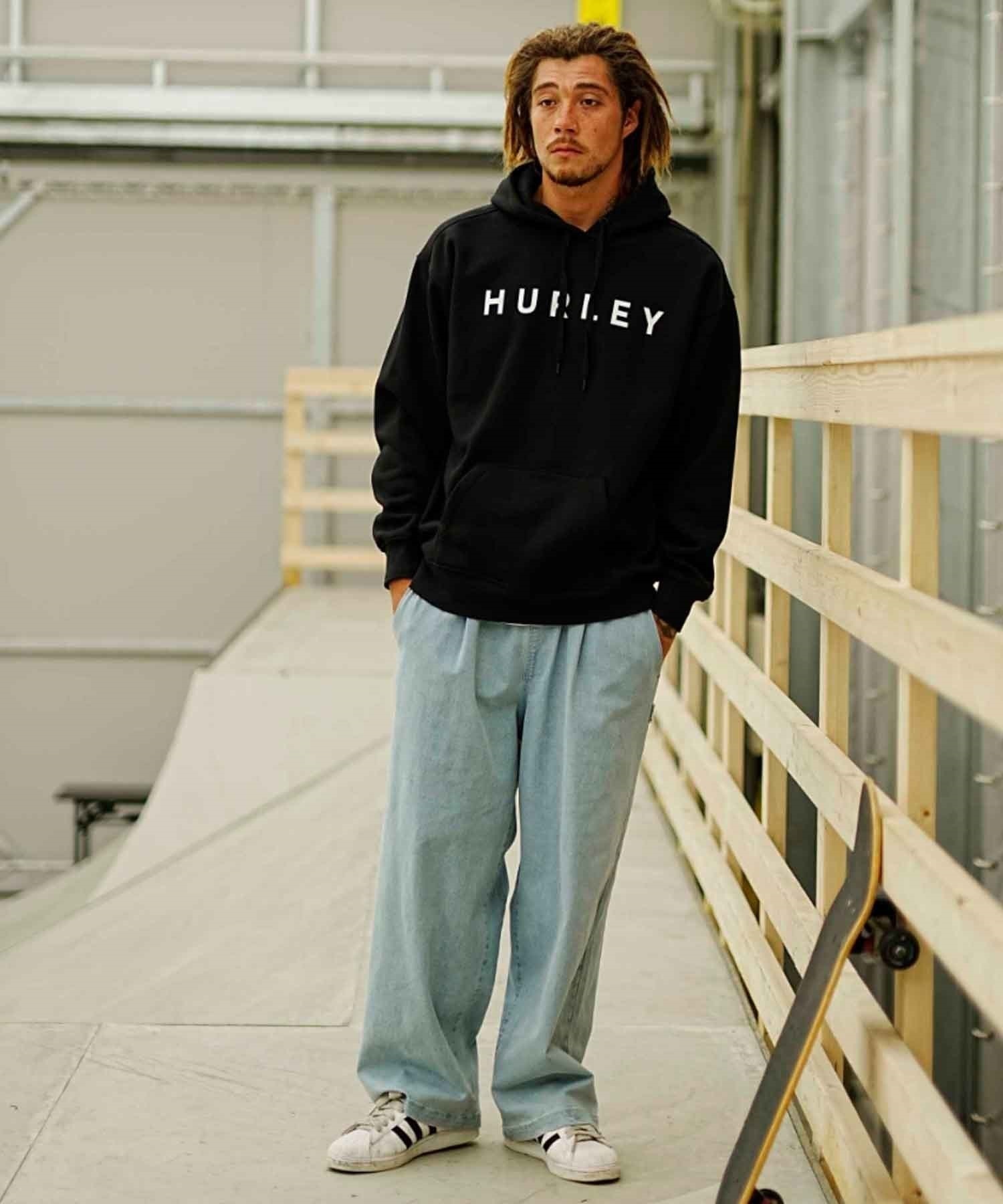 Hurley/ハーレー メンズ パーカー オーバーサイズ プルオーバー 裏起毛 MFF2312018(AGHT-M)