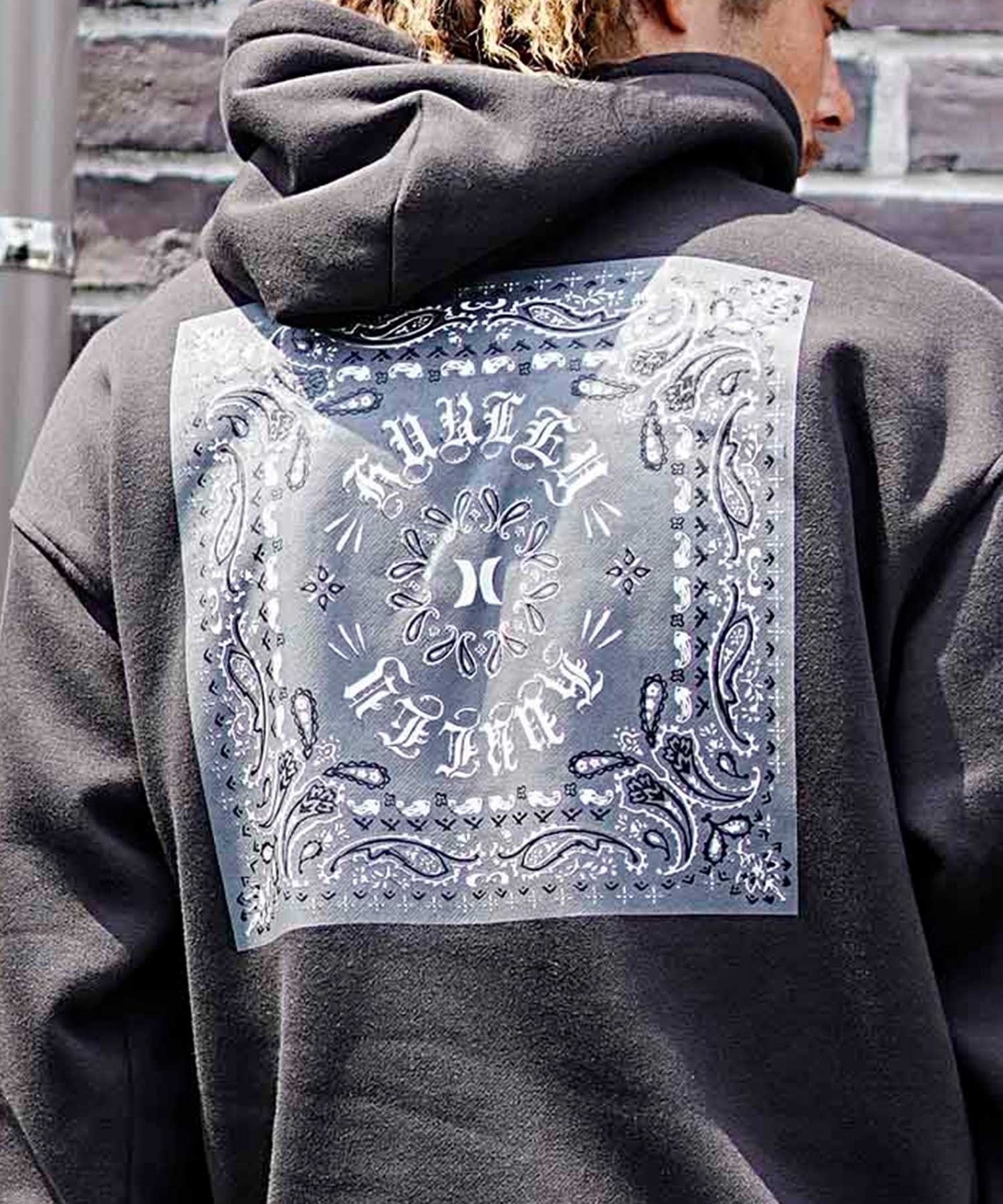 Hurley/ハーレー M OVRSZ BANDANA SWEAT HOODIE メンズ プルオーバー