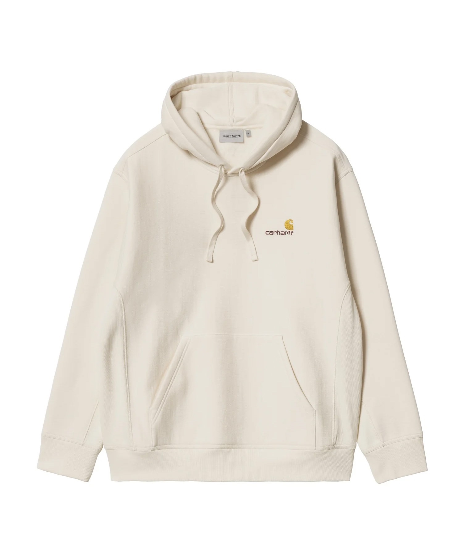 Carhartt/カーハート メンズ プルオーバー パーカー スウェット 裏起毛 アイボリー I028279(NATU-S)