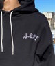 【ムラサキスポーツ別注】lost/ロスト メンズ バックプリントパーカー ヘビーウェイト 刺繍ロゴ L23FW-C(BLK-M)