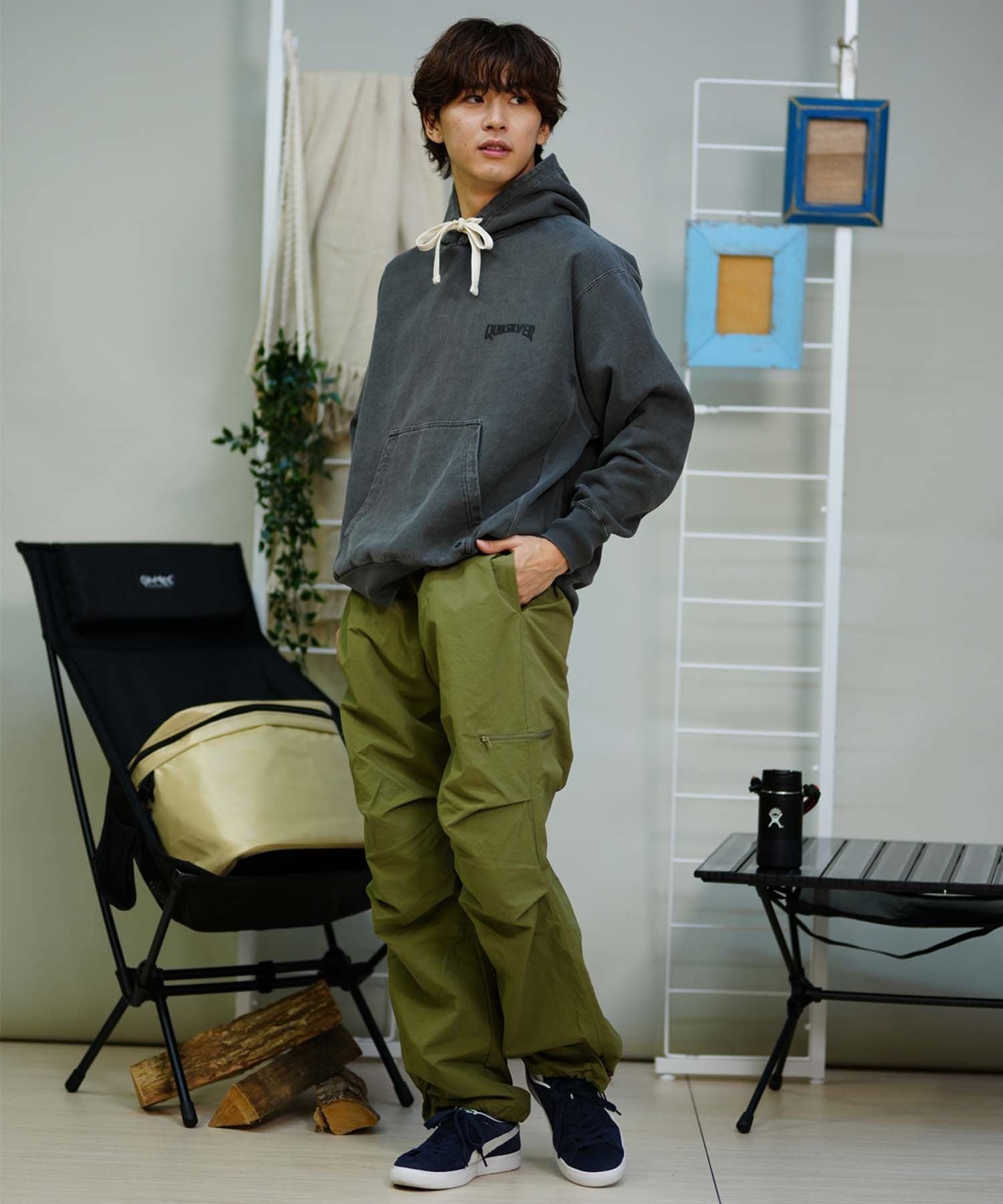 QUIKSILVER クイックシルバー メンズ スウェットパーカー プル
