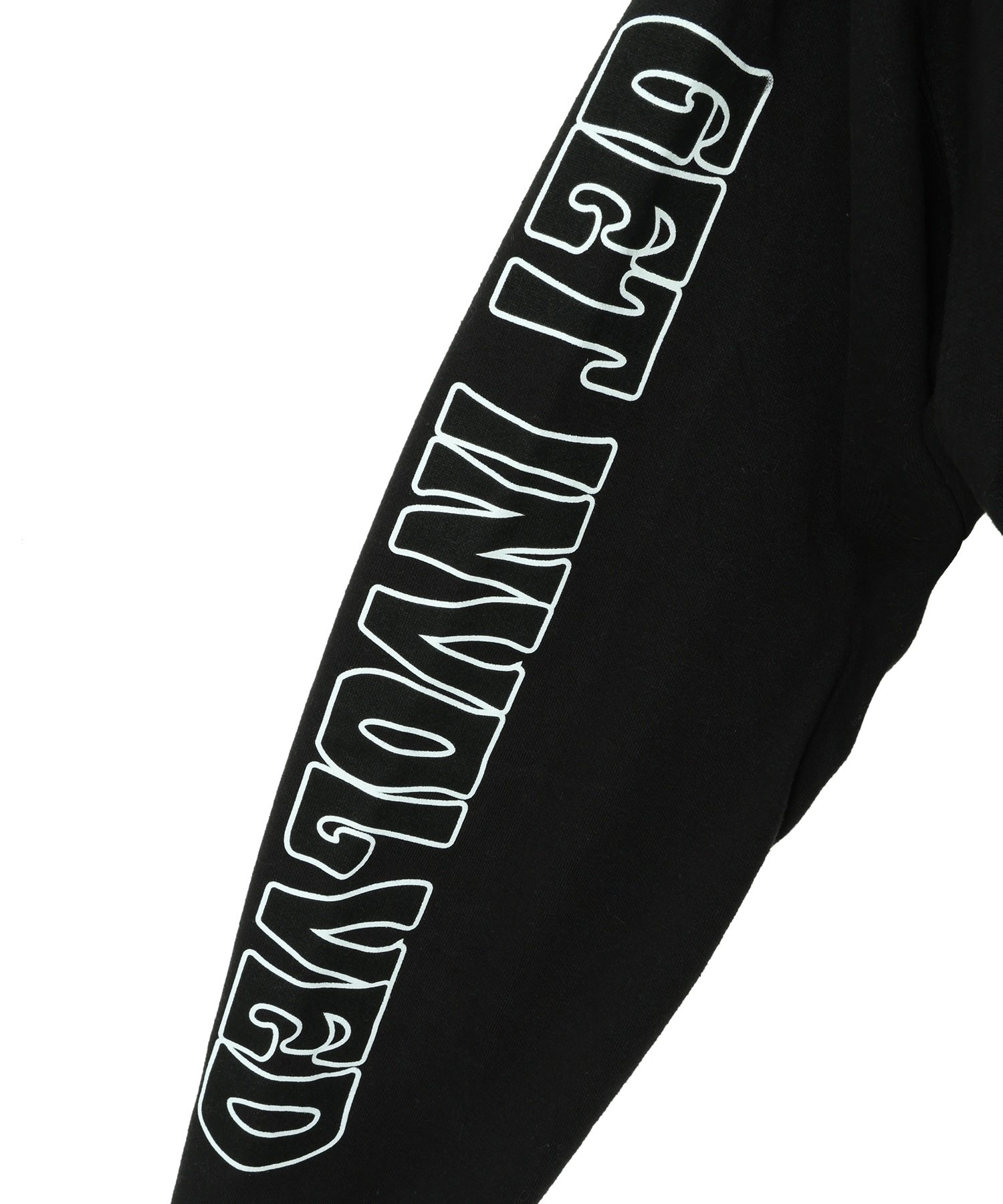 1910 ナインティーンテン DESI PEAKING HOODY MHD012301-4 メンズ パーカー(BLACK-L)