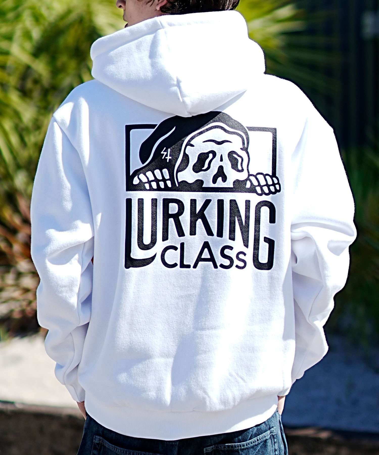 【ムラサキスポーツ限定】 LURKING CLASS ラーキングクラス DESI LTD COPRO HOOD ST23FUM02(WHT-M)