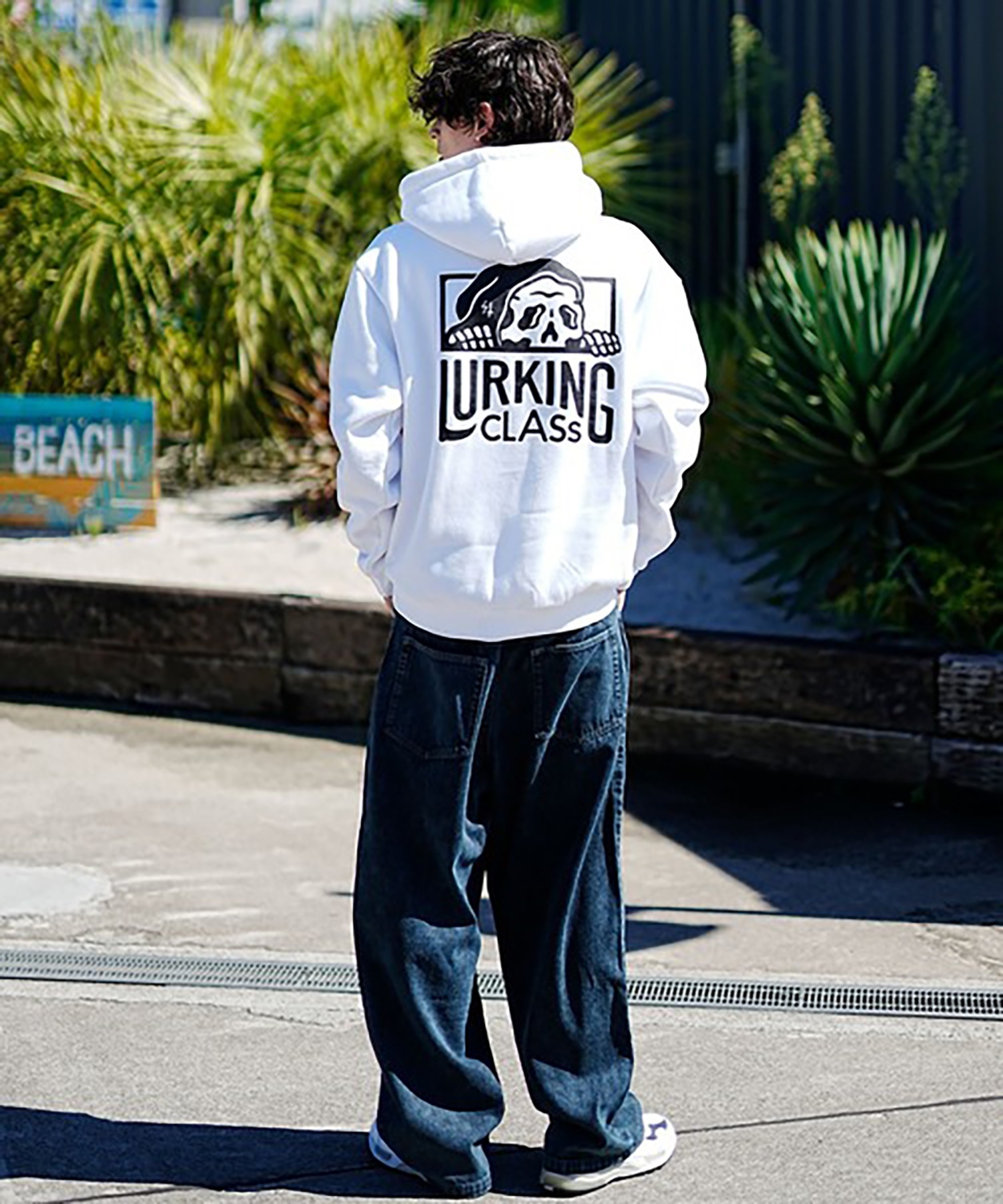 【ムラサキスポーツ限定】 LURKING CLASS ラーキングクラス DESI LTD COPRO HOOD ST23FUM02(WHT-M)