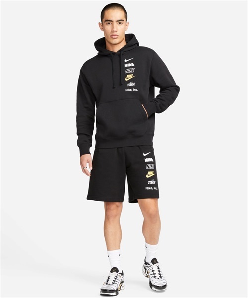 NIKE ナイキ CLUB+ BB PO HOODIE MLOGO クラブ フーディ DX0784-010 メンズ 長袖 トレーナー プルオーバー KK1 A10(010-M)