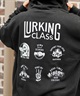 LURKING CLASS ラーキングクラス メンズ ジップアップ パーカー バックプリント スリーブプリント 裏起毛 ムラサキスポーツ限定 ST23FUM07(BK-M)