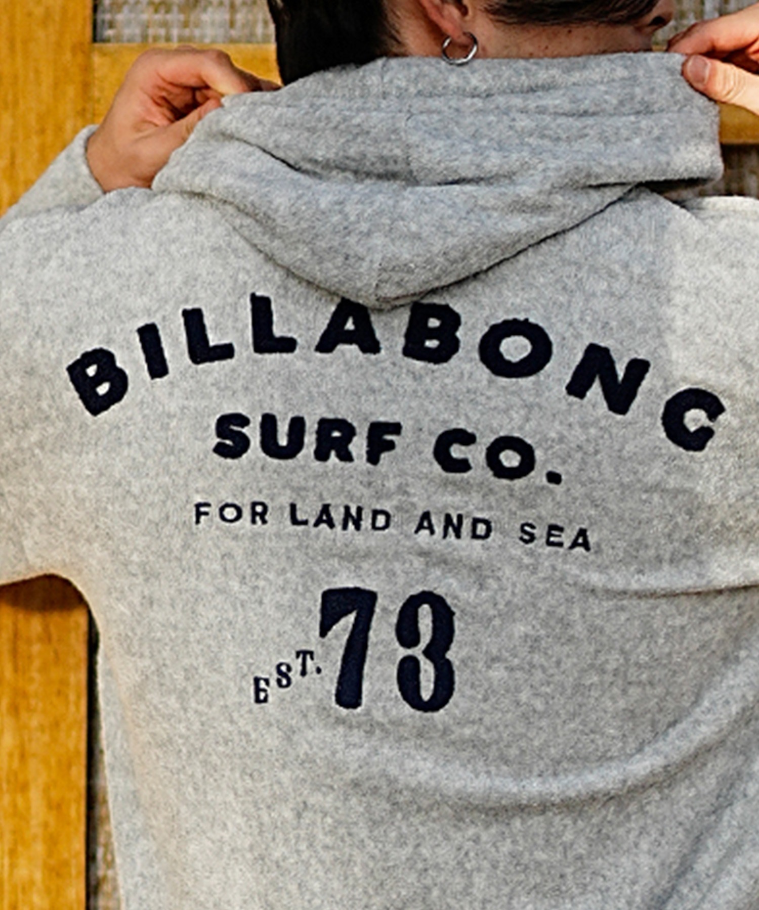 【クーポン対象】BILLABONG/ビラボン PILE PARKA パイル セットアップ対応 BE011-012(GRH-M)