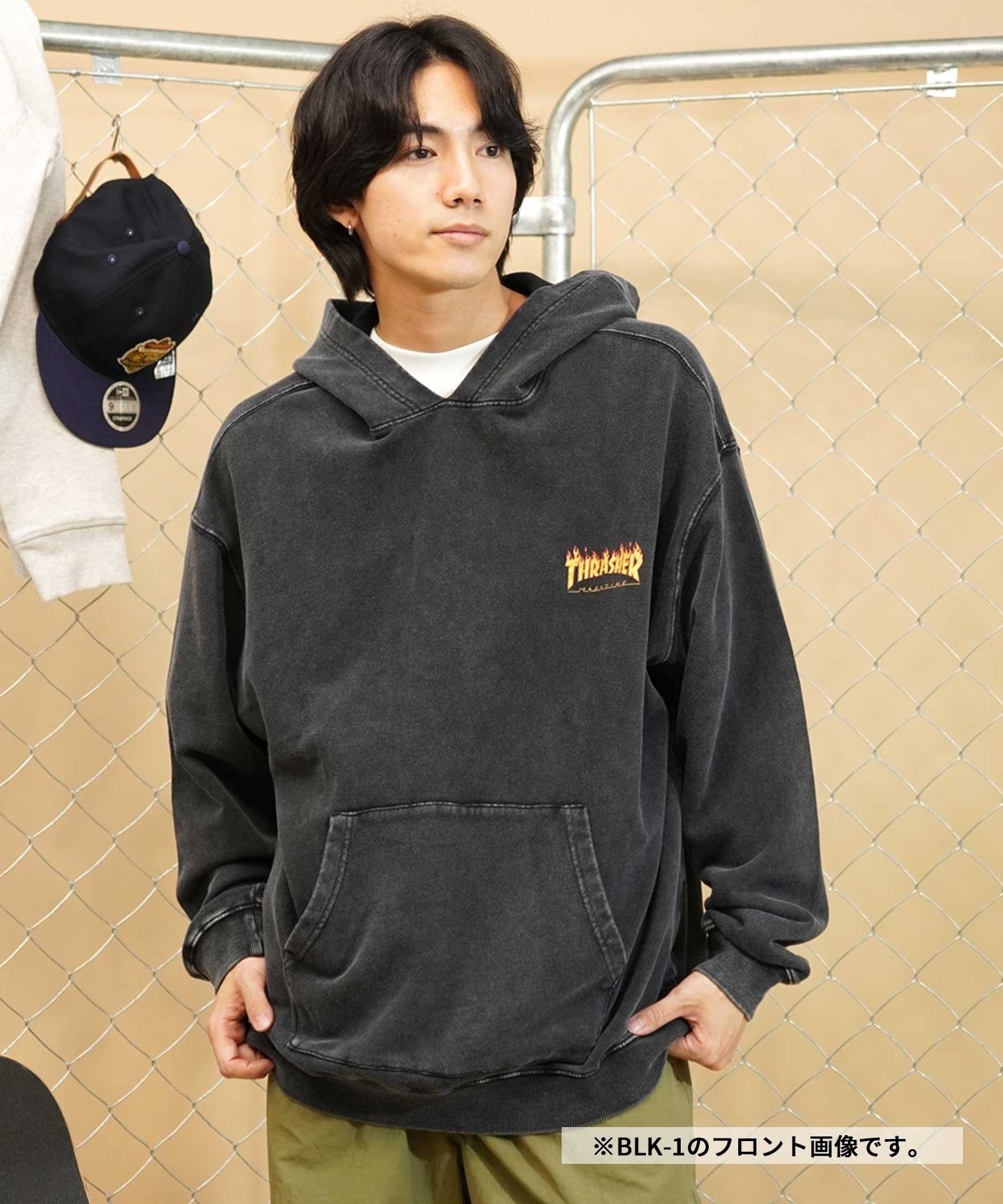 ムラサキスポーツ別注】THRASHER/スラッシャー パウダーブリーチ加工